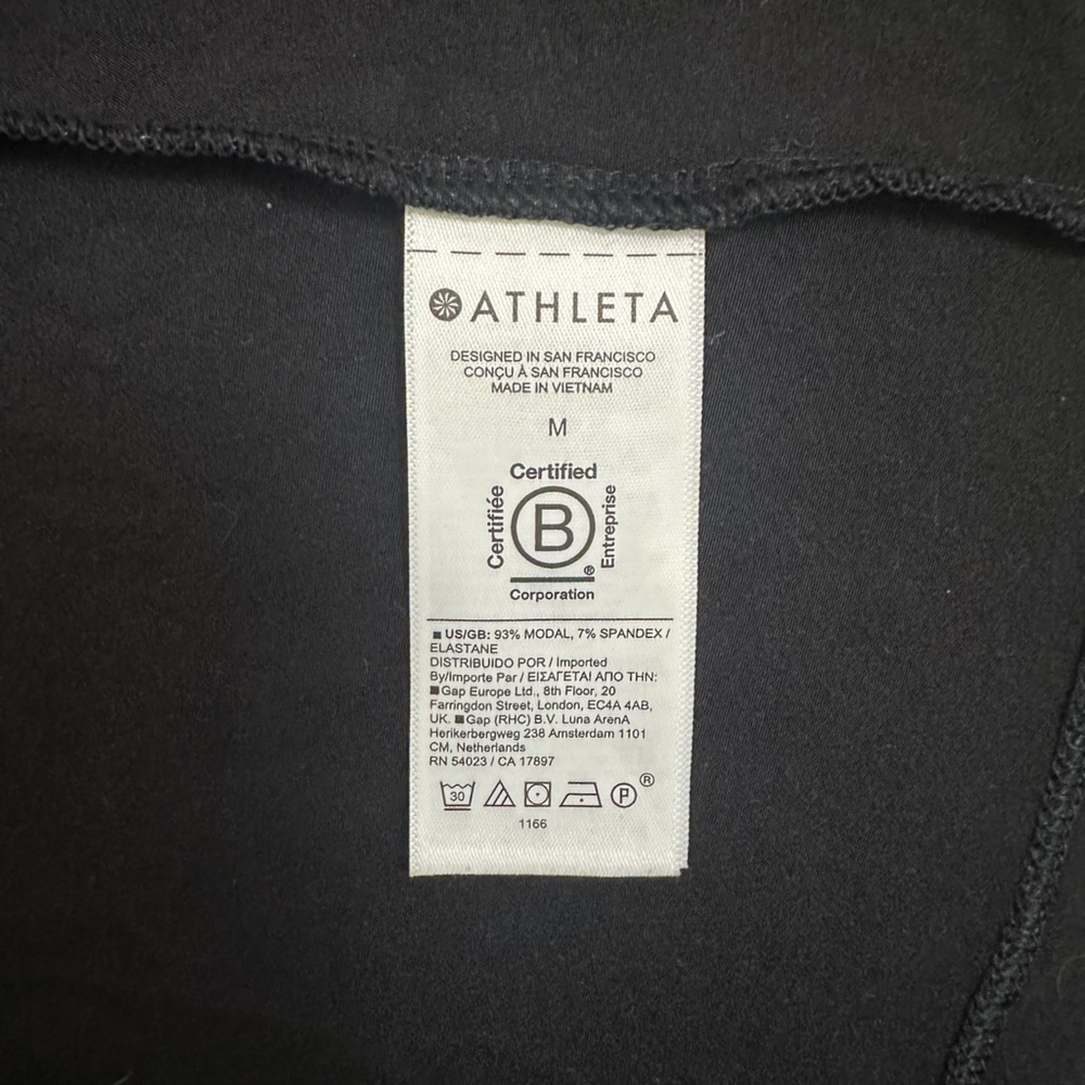Athleta Santorini Thera Dress in Black Size Medium Minimalist - Picture 10 of 10